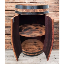 Beczka – Barek z drzwiczkami,półka, 2 drzwiczki